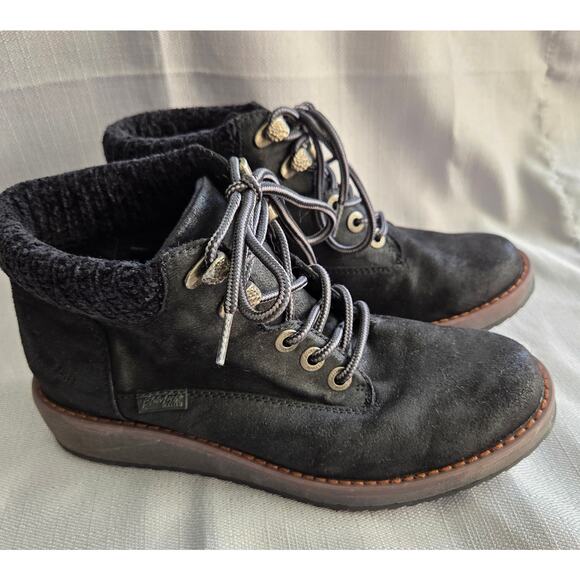Blowfish Malibu Comet Lace Up Black Bootie Woman's Size 8.5 - Picture 1 of 8